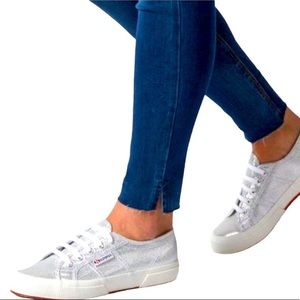 Superga Silver Metallic Sneakers